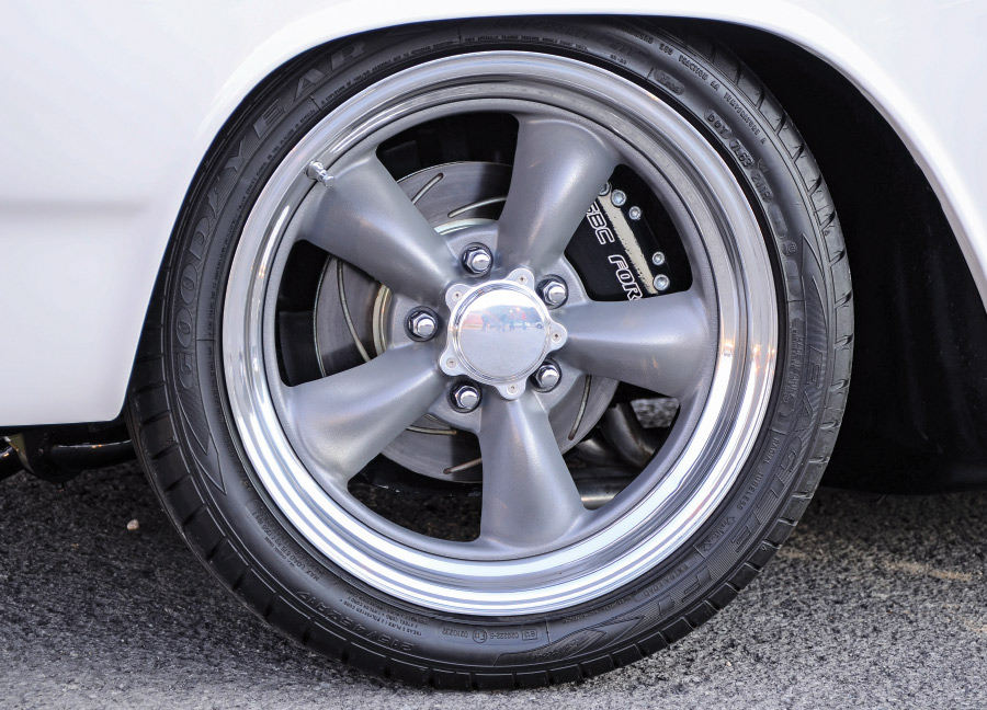 side profile of 1965 Chevelle wheel