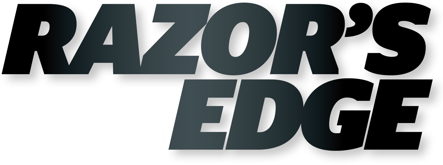 Razor's Edge typography