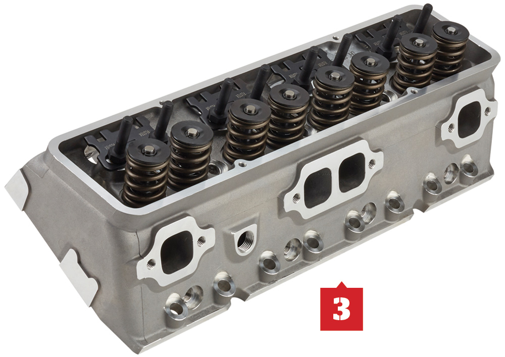 Speedway Motors' Chevy 461 double-hump cylinder heads