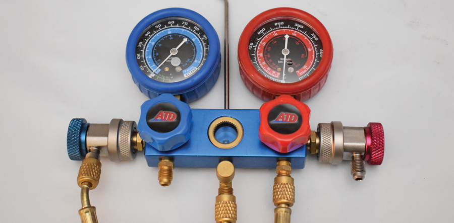 A/C system gauges