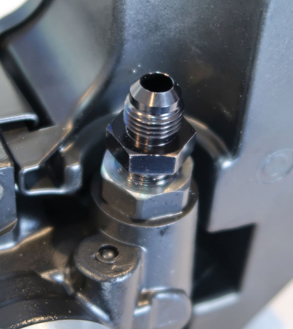 S-Drive kits include a GM type II pump closeup