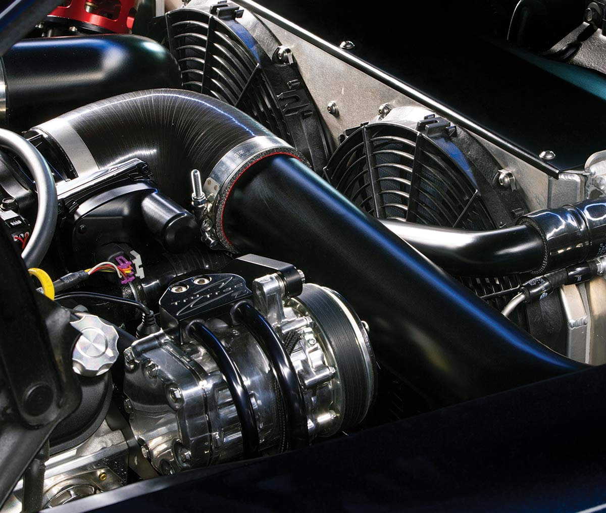 1980 Camaro Z28 under the hood close-up