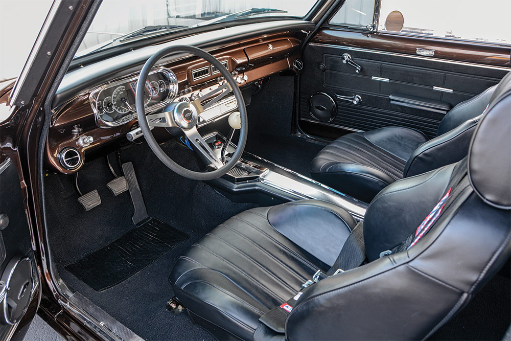 Dave and Crystal Kaveshan’s 1962 Chevy II full interior