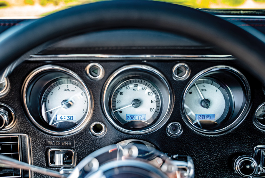 Speedometer in a 1970 Chevelle