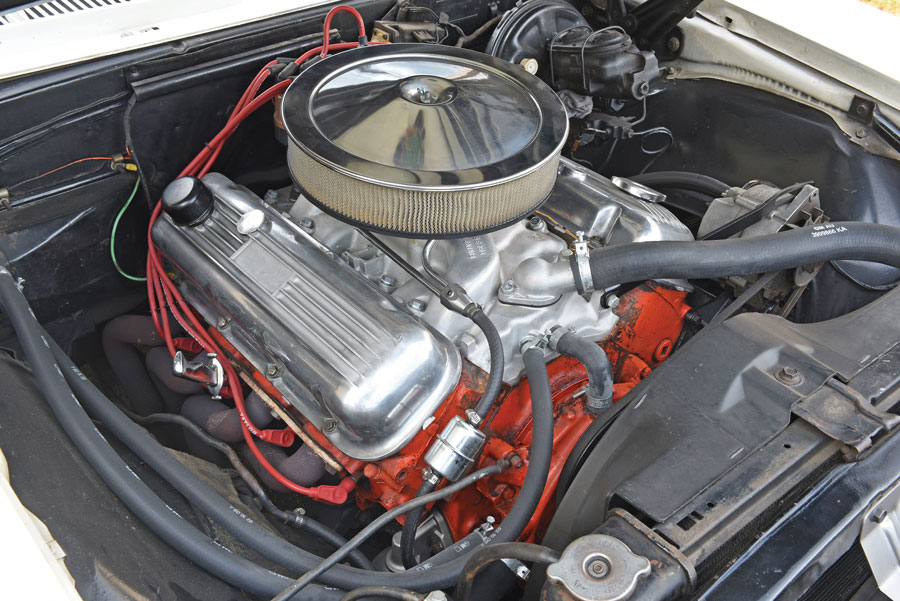 1967 Camaro L78 SS engine view