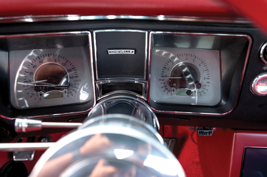 Speedometer of a 1968 Chevy Chevelle SS