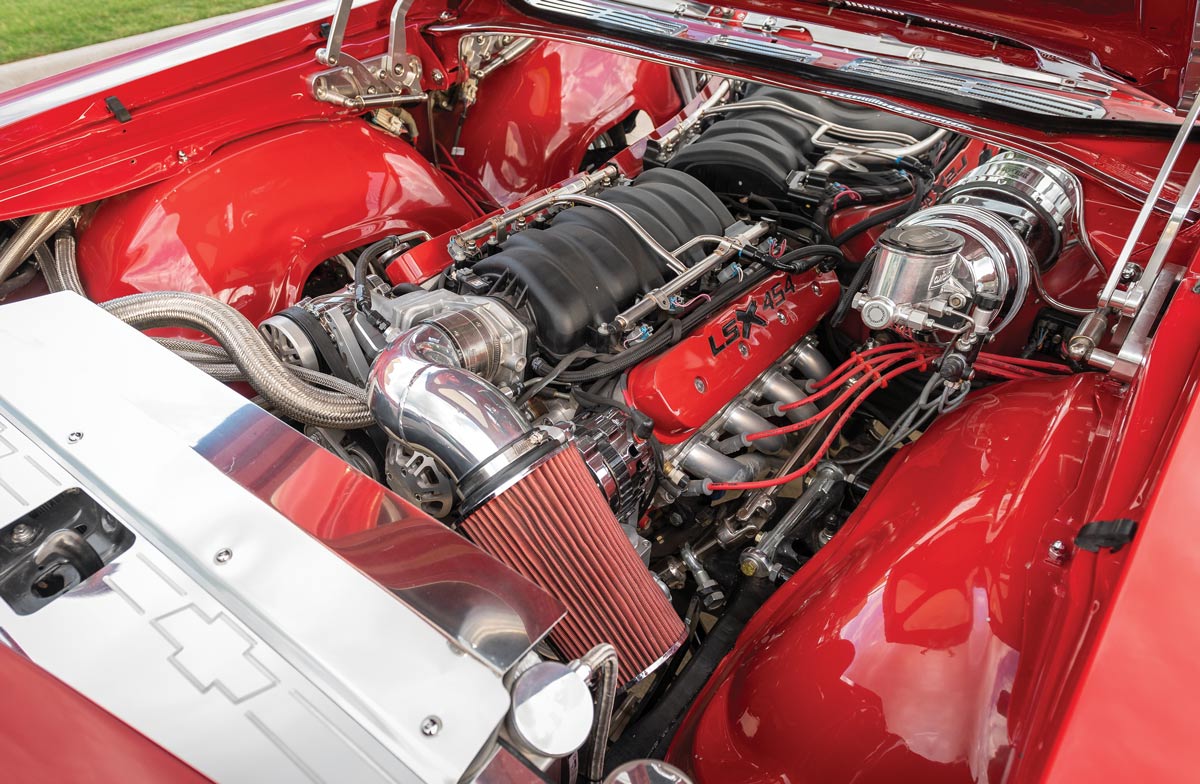 Engine of a 1968 Chevy Chevelle SS