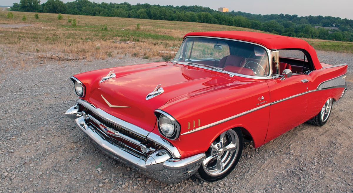 1957 Chevy Bel Air front view