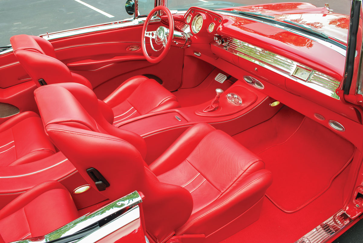 1957 Chevy Bel Air interior view