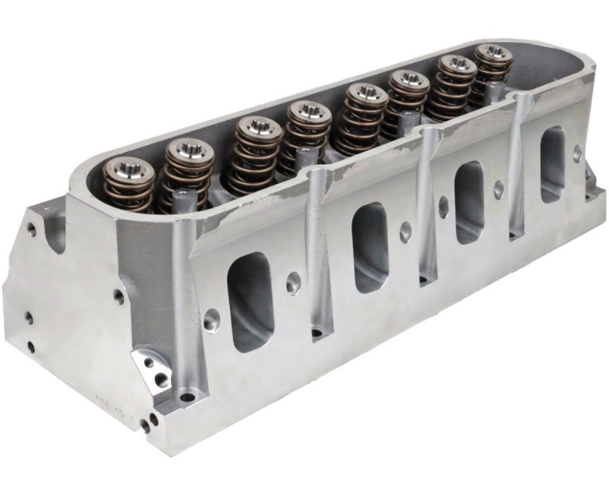 small-block Chevy competition-style cylinder head