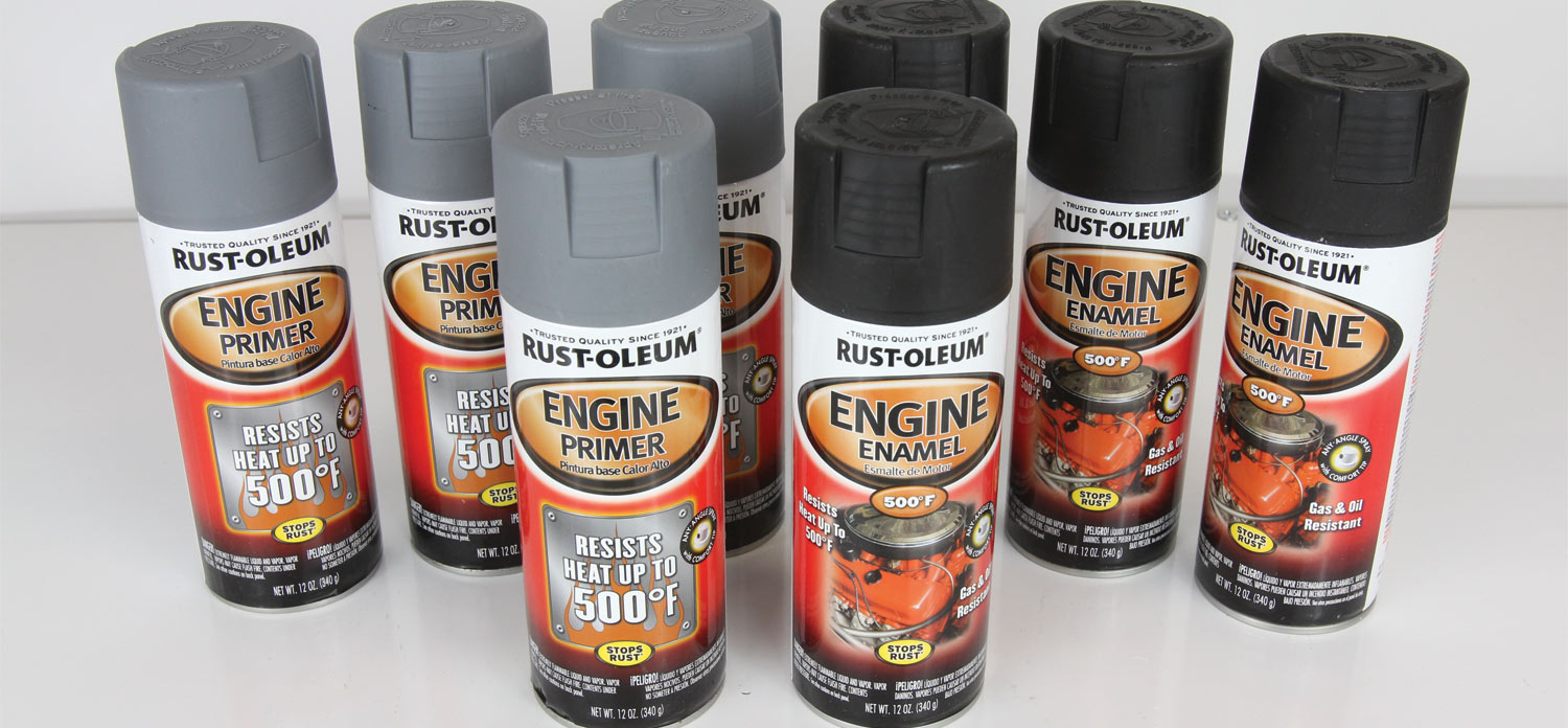 Rust-oleum line of engine paint