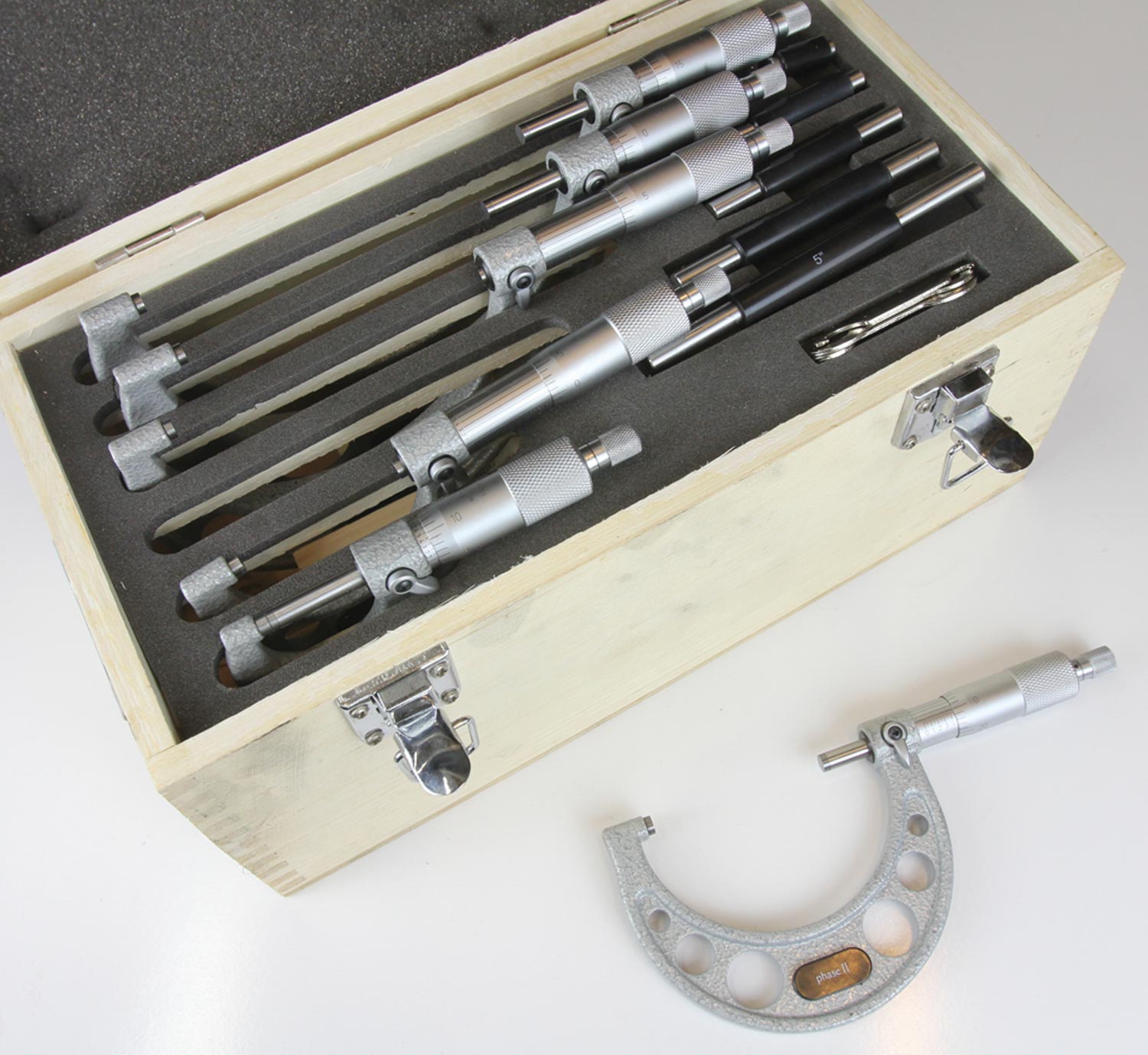 box of Summit Racing's outside micrometers
