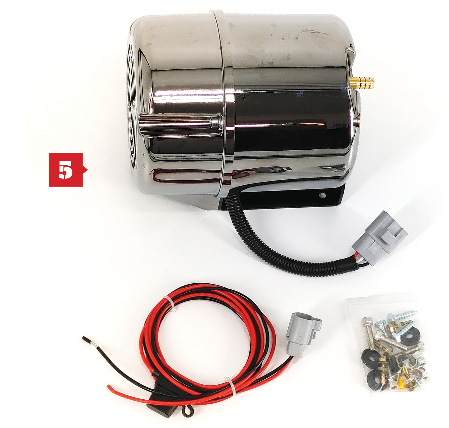 Granatelli Motor Sports 12-Volt Electric Vacuum Pump Kit