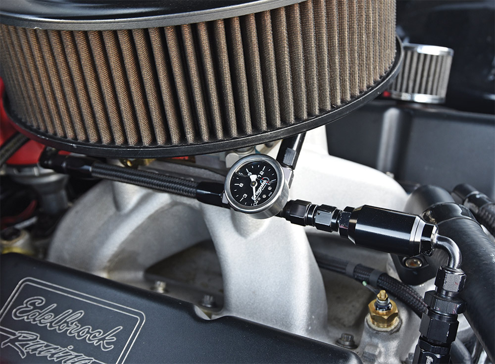 1955 Chevy engine closeup