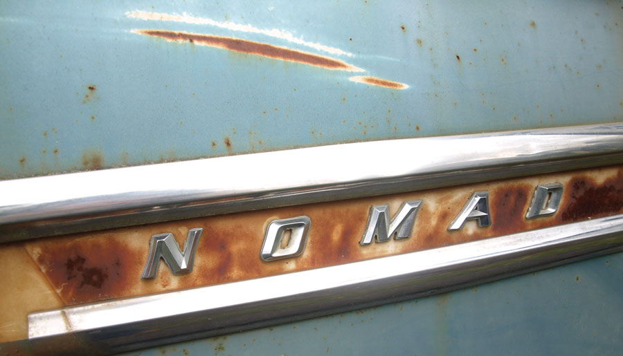 1959 Nomad logo closeup
