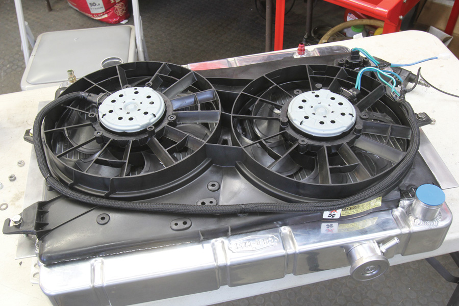 twin fan setup from a 2000 Ford Contour
