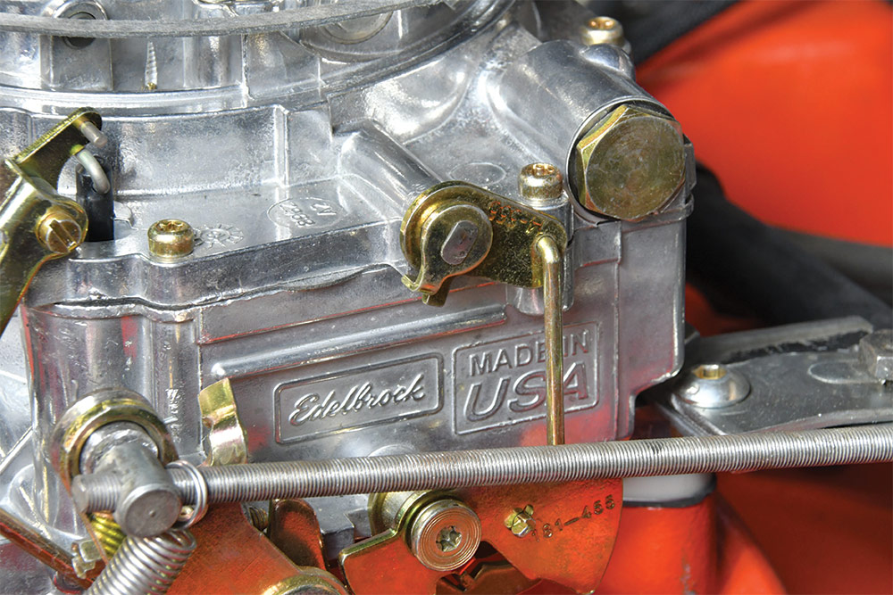 Closeup of updated AVS carburetor line