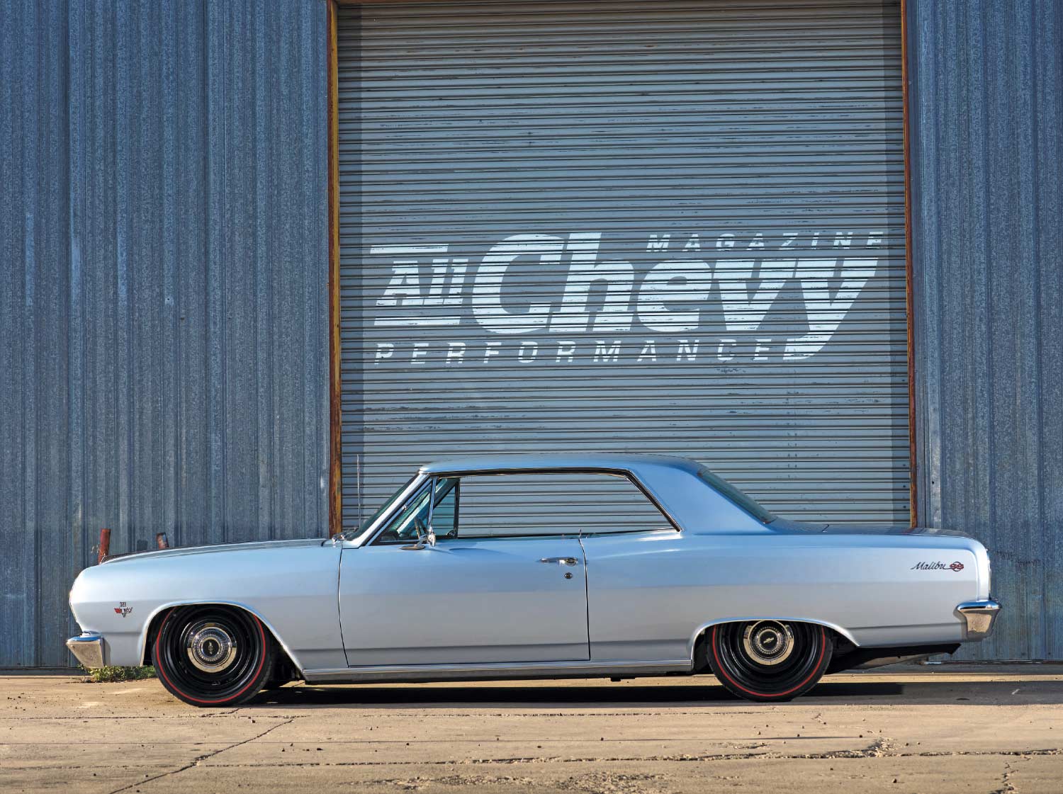 Side view of the ’65 Chevelle SS