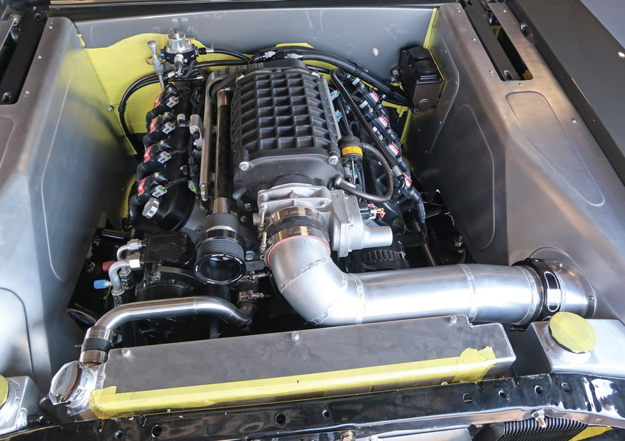 We thought this was worth a peek—under the hood of this Nova is a supercharged LS3 surrounded by incredible sheetmetal work.