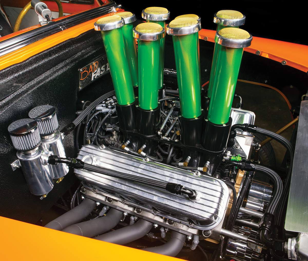 ’54 Chevy Gasser's engine
