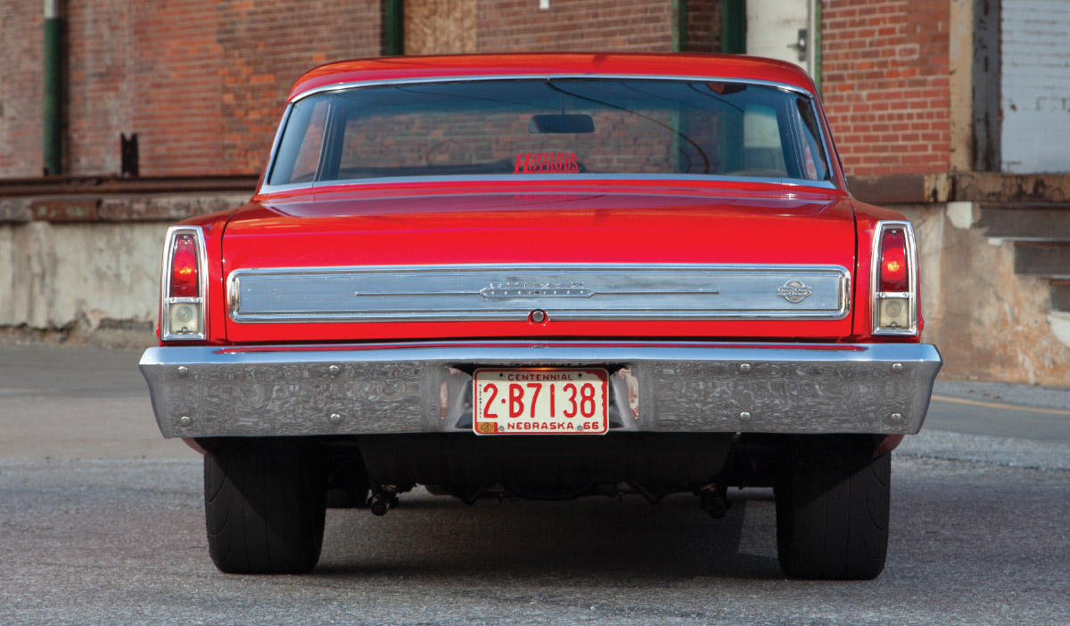 1966 Chevy II's rear side