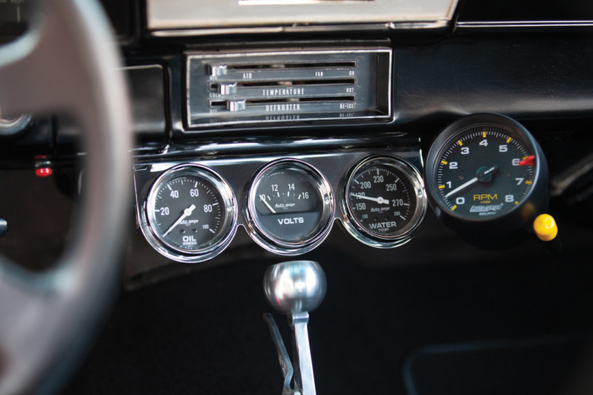 ’66 Chevy II's gauges