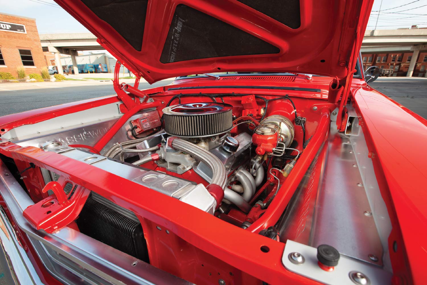 ’66 Chevy II's engine