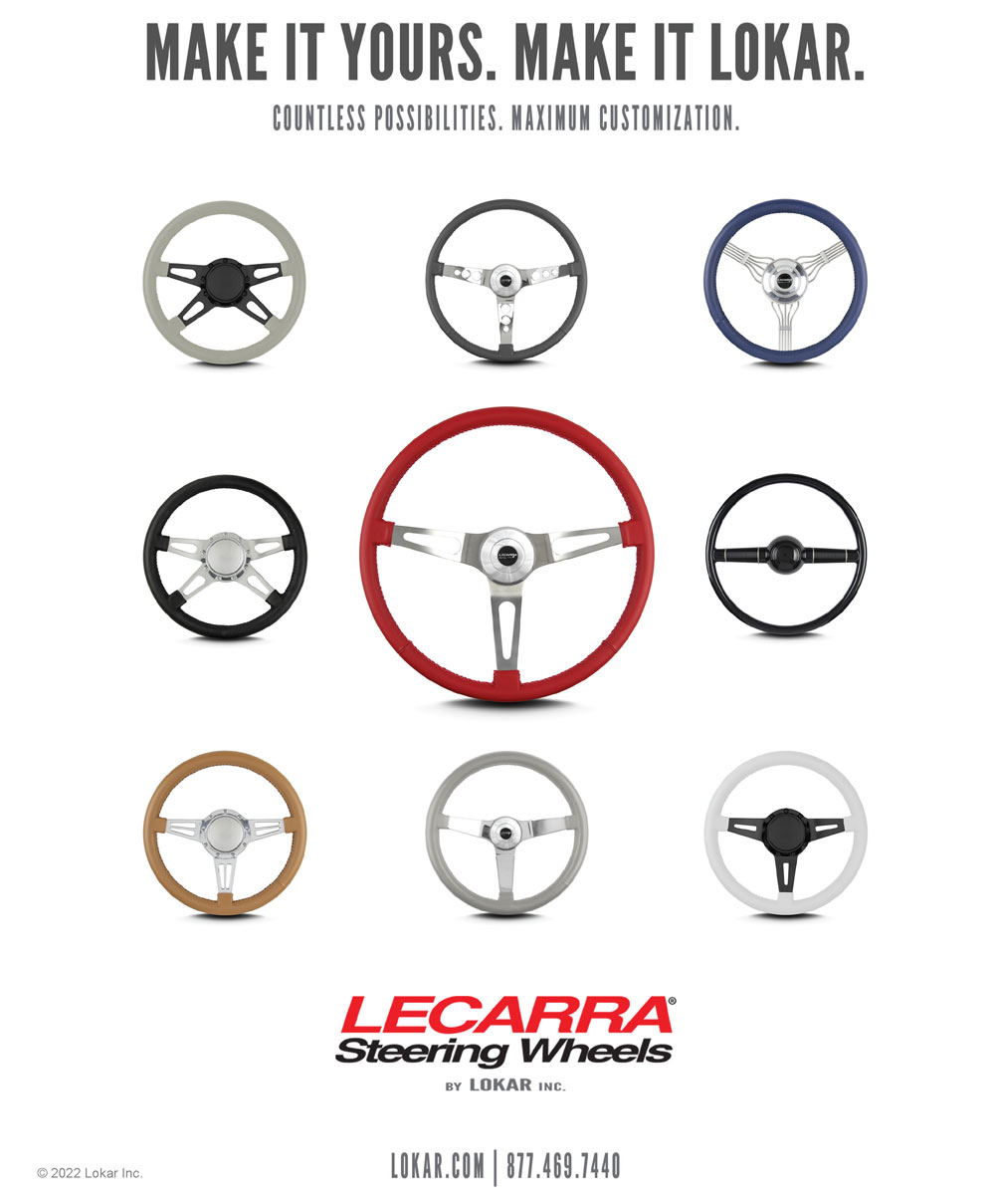 Lecarra Steering Wheels by Lokar Inc. Advertisement