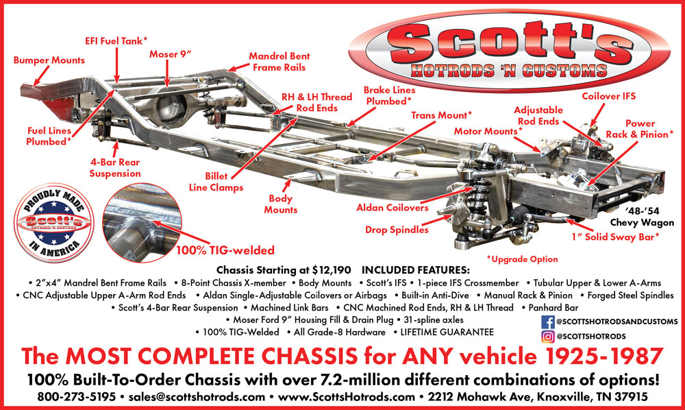 Scott's Hotrods 'n Customs Advertisement