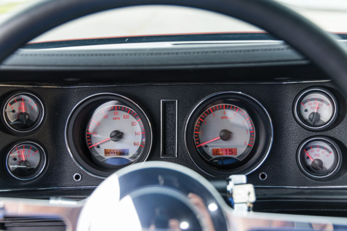 ’72 Chevy Camaro's steering wheel
