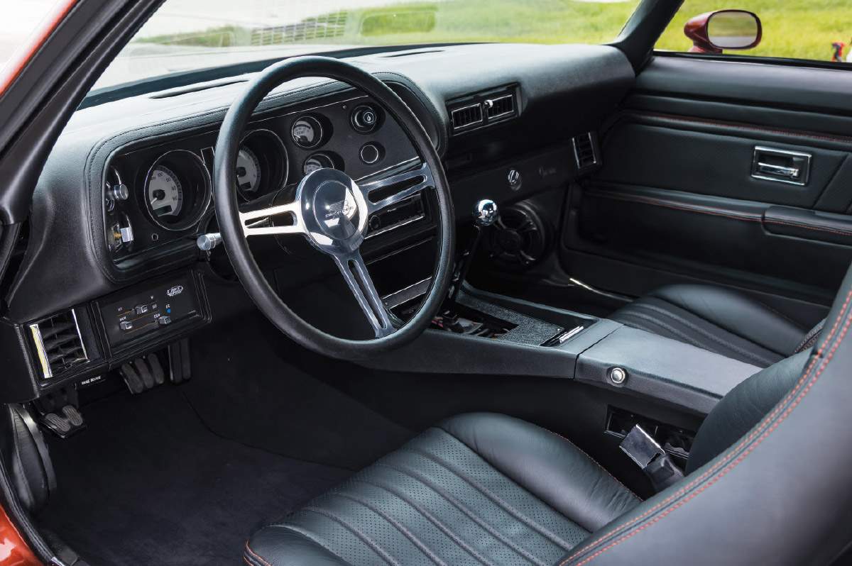 ’72 Chevy Camaro's leather seats
