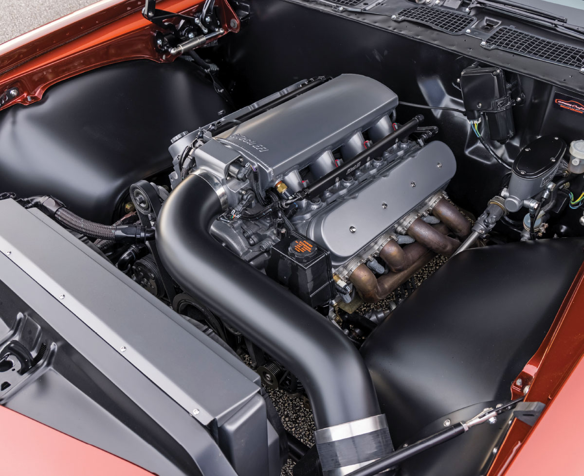 ’72 Chevy Camaro's engine