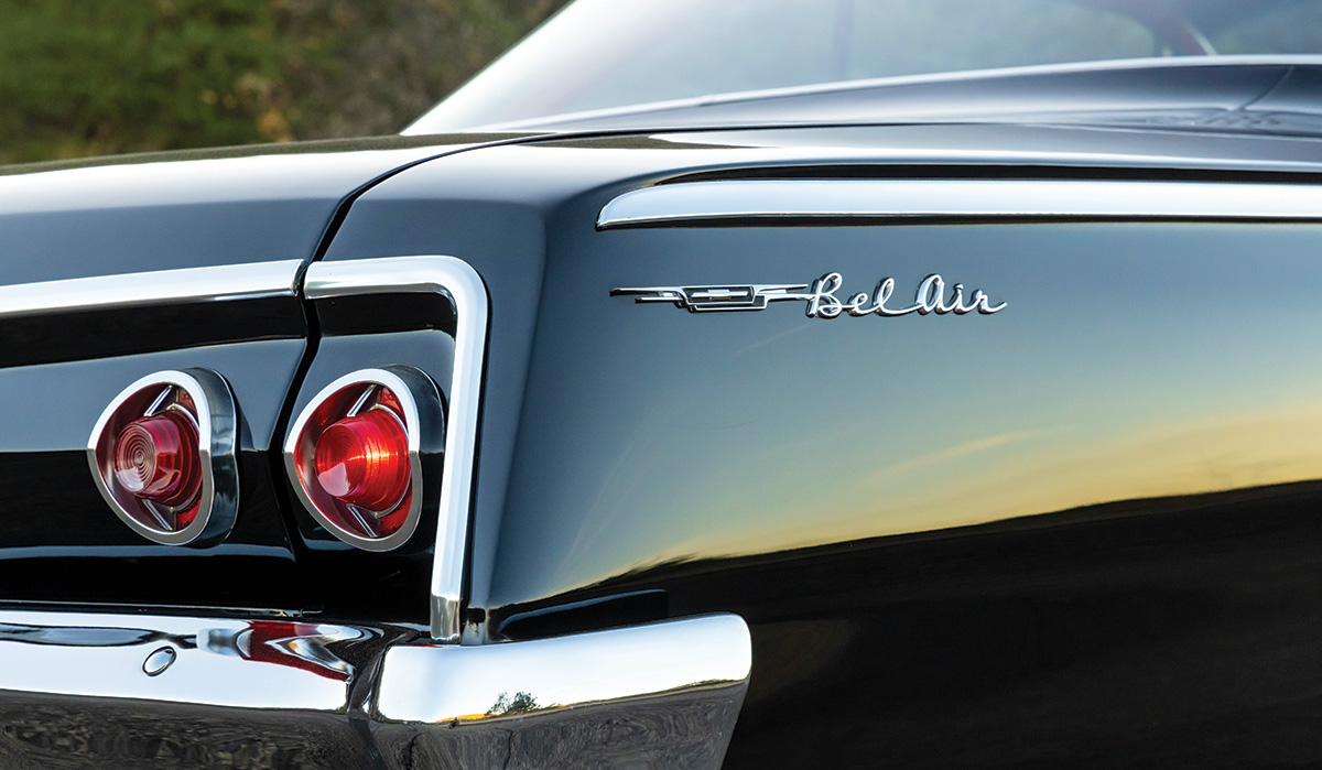 ’62 Bel Air's side rear view