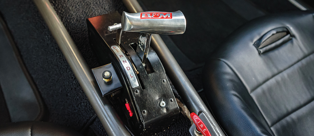 '69 camaro gear shifter closeup