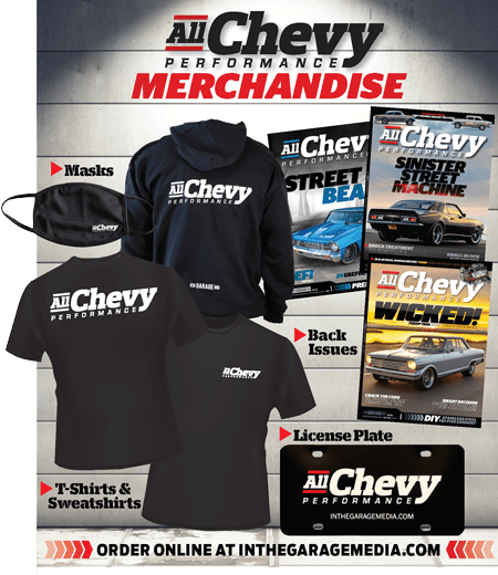 All Chevy Performance Merchandise Advertisement