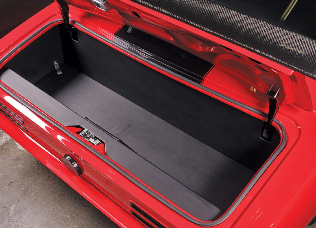 1967 Camaro's trunk