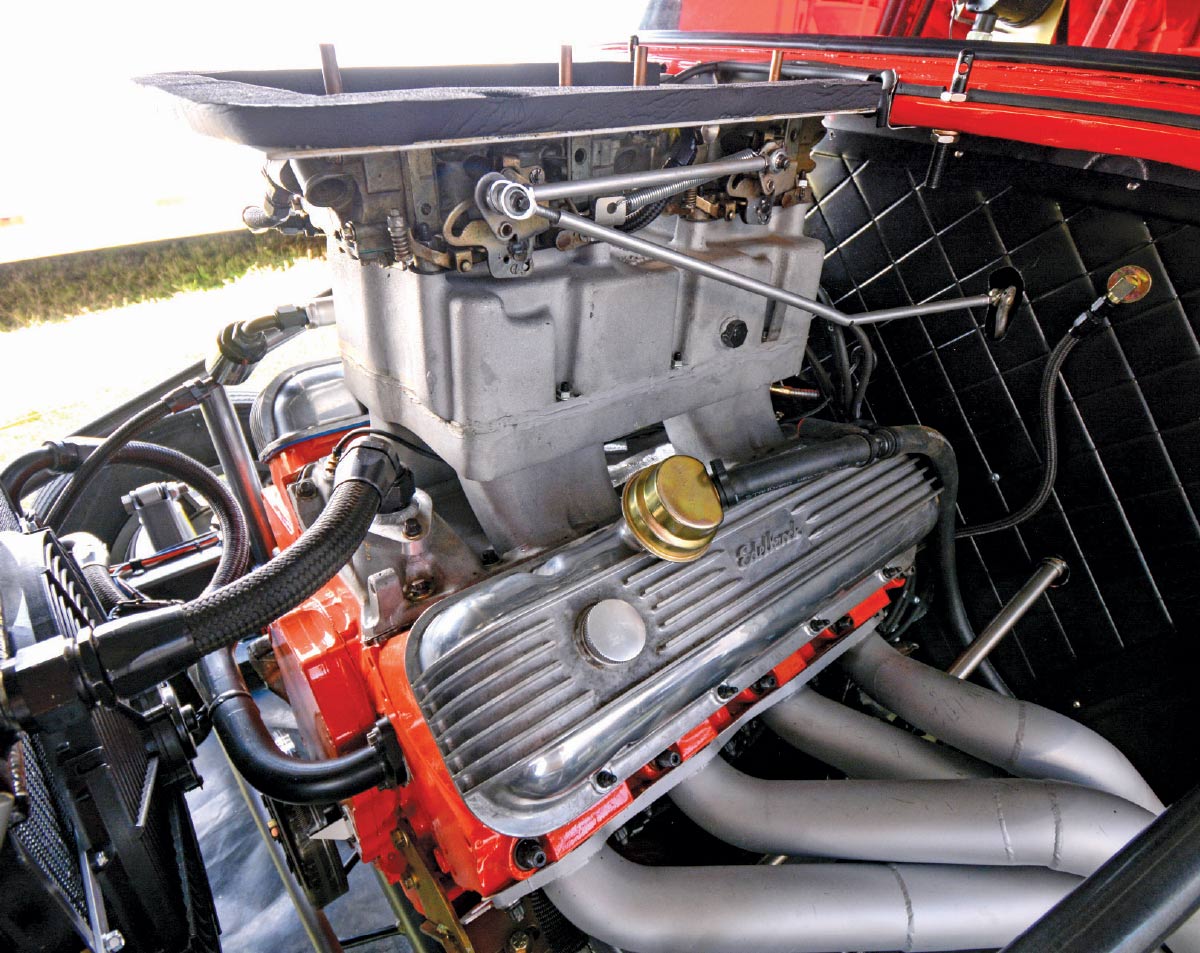 1955 Chevrolet 150's engine