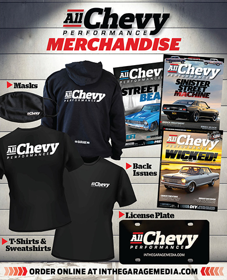 All Chevy Performance Merchandise Advertisement