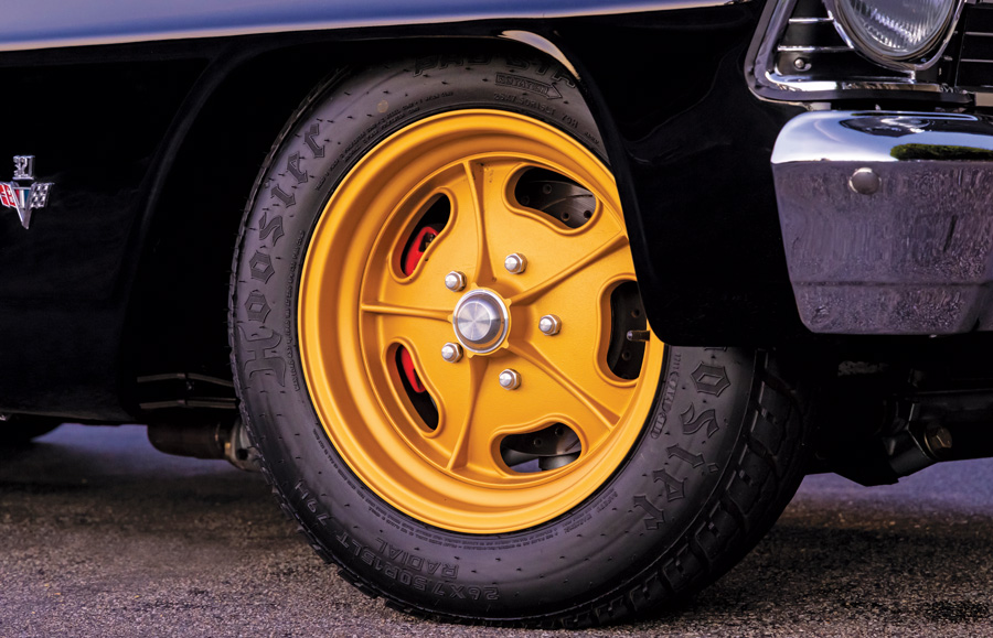 yellow tire rim
