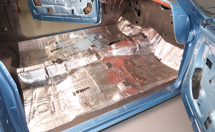 An added benefit of HushMat Ultra is that it prevents water and air intrusion that can cause sheetmetal to rust. 