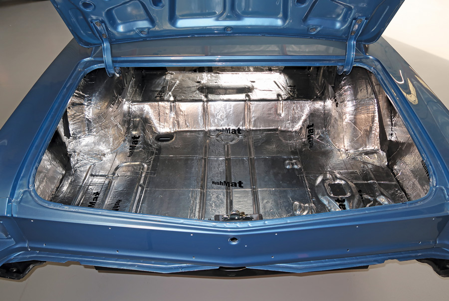  Insulating the floor of the truck helps eliminate heat and sound generated by the exhaust system and running gear.