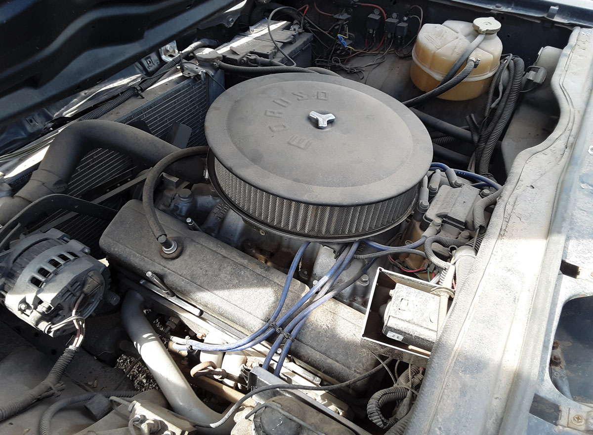 Surprise! Somewhere along the way a Chevy small-block V-8 ousted the exotic Cosworth four popper