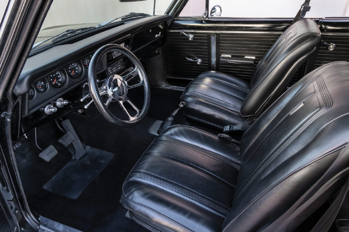 1966 Nova's leather seats