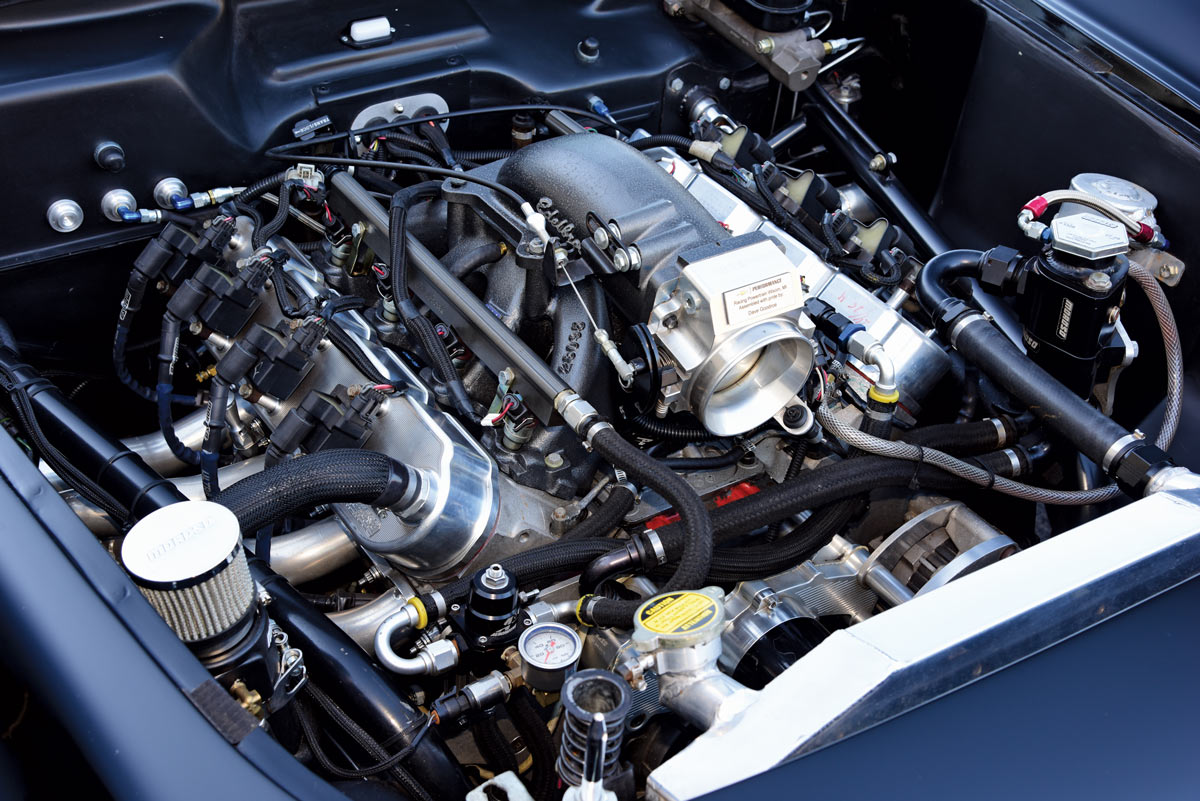 engine in a '57 Corvette
