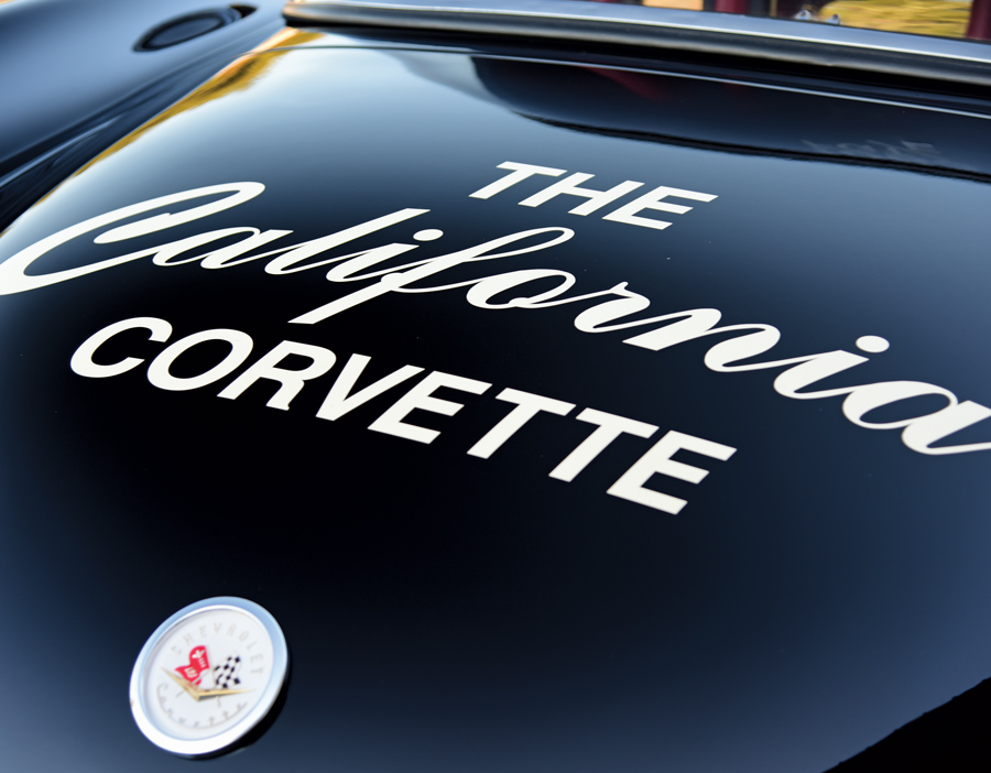 The California Corvette decal