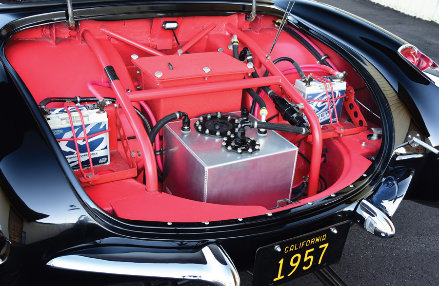 Battery in a '57 Corvette