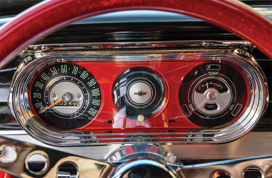 ’65 Chevy II Nova dashboard gauges