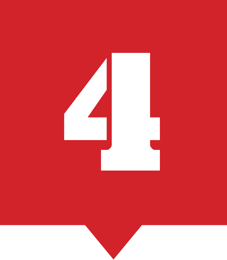 red box with arrow facing down and number 4