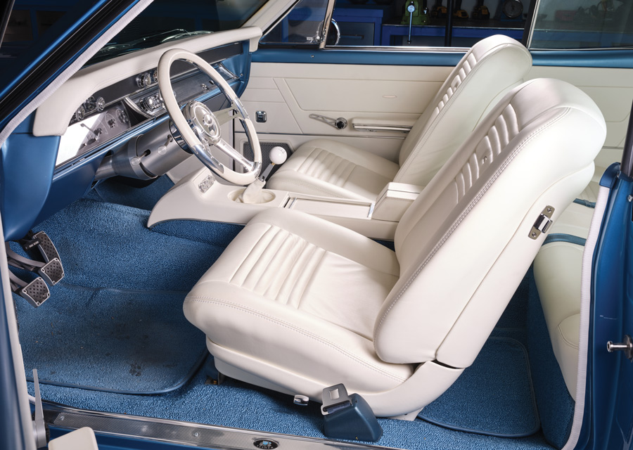 white interior in a '67 Chevelle