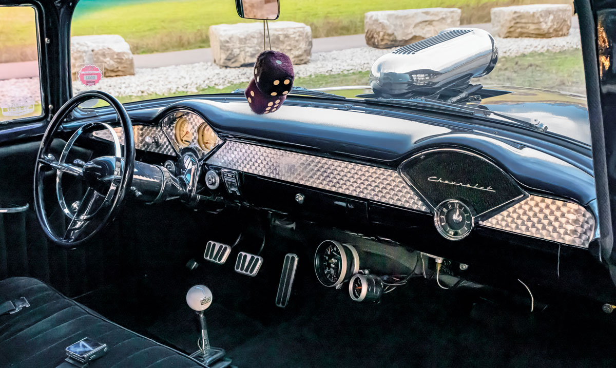 '55 Chevy 150 Sedan interior